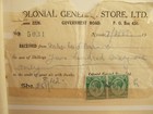 Vintage Stock Book  With Kut Kenya  Uganda And Tanganyika Stamps Off   On Paper