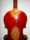 Vintage Old Antique Early 1900s  mother Of Pearl   Inlaid Full Size Violin