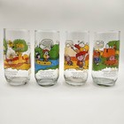 Vintage Collectible Peanuts Camp Snoopy Glasses Set Of 4 Mcdonald s 1980s