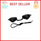 Super Sunnies Evo Flexible Tanning Bed Goggles Uv Eye Protection Black Glasses  