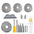 10pcs Sinajet N17-05 N19 N26 N69 N73 Vibration Blade Carbide Oscillating Knife