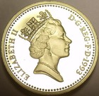 Gem Cameo Proof Great Britain 1993 Pound an Ornament And A Safeguard free Ship