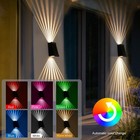 Led Solar Fence Light Outdoor Dusk-to-dawn Wall Light Garden Pathway Deck Lamp