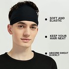 Sports Headbands For Men  5 Pack  moisture Gray  Green  White  Blue  Black