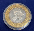 Bally s Las Vegas  10 Silver Strike Token 1999 Running 7 Gdc Mint Mark New Case