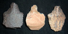  3  Aterian Early Man Points  30k - 100k Yrs  Ancient African Arrowheads