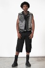 Killstar Faux Leather Vest Black Overload Ii Leather