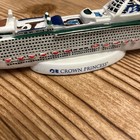 Princess Cruise Line Model Ship Crown Princess 7    Resin Boat With Original Box 