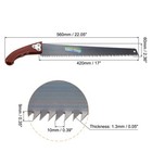 17  Hand Pruning Saw With Straight Blade Wood Handle For Camping Garden