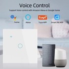 1 2 3 4 Gang Wifi Smart Wall Touch Light Switch Glass Panel For Alexa google App