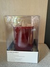 New Luminara Holiday Christmas Red Wax Pillar Candle 3x4 5  Flameless Timer
