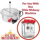 Open Box - Replacement Kettle For 8-ounce Olde Midway Popcorn Machines