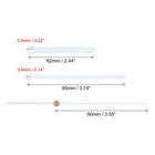 14 Set Replacement Clock Hands Kit Mechanism Movement Wall White Style 1