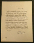 Rare Charlton Heston Signed Typed Letter From His 1960 s Fan Club With Jsa Coa