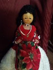 Vintage Crochet Bed Pillow Doll