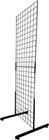 Gridwall Panel 2  X 6  - Total Measures Display Black 2 Legs Stand Metal