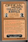The Official 1982 Price Guide Collector Knives 4th Knife Blade Collecting Book