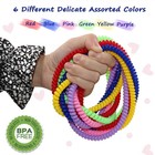 Sensory Chew Necklace For Boys And Girls  6 Pack Stretch Chewing Necklaces Fo   