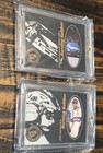 Dale Earnhardt Sr   Dale Jr Press Pass Burning Rubber Race Used Tire Authentic 