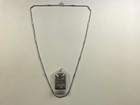 Old Thai Sitting Buddha Amulet With A New 24  Non-tarnish Thai Necklace