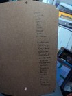Anaheim Ducks Signed Wood Wall Hanger 28 Signatures  11x17