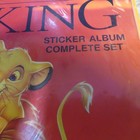 The Lion King Panini Complete Sticker Set W  Album Disney From Disney   sealed  