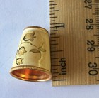 Mary   Baby Jesus Thimble Vintage Souvenir Collectible