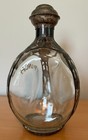 Vintage Haig Silver Pinch Dimple Rose Trellis Decanter Bottle 3 Sided 9   