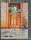 Print Ad 1983 Spy s Demise Video Game Apple Atari Computer Penguin Software Rare