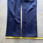 Vintage 70s 80s Navy Blue Wrangler Trouser Pants 36  Waist Talon Zipper