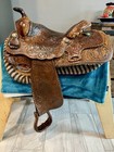    ryon   western Saddle  15     Vintage  Beautiful  