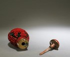 A Cinnabar Lacquer Snuff Bottle