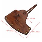Tourbon Axe Holder Blade Protector Cover Hatchet Holster Sheath Leather Brown Us
