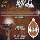 Lotr Illuminated Moria Staff Of Gandalf  Officially Licensed Replica  Length 66 
