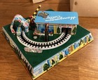 Vintage Marx Honeymoon Express Cottage Wind Up Train Mint  Antique Tin Toy