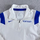 Nike Uk Kentucky Wildcats Mens S White Blue Windbreaker Pullover 1 4 Zip
