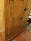 Antique Ice Box  Beautiful Oak excellent Condition  Original Hardware 