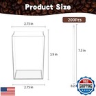 101 Pcs Swizzle Stir Sticks For Cocktails 7 Inch Coffee Stick Holder Clear Cr