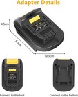 2 Pack New Battery Adapter For Milwaukee M18 18v Convert To For Dewalt 20v Tools