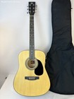 Rogue Ra-090-sna Dreadnought Acoustic Guitar Natural Finish W  Gig Bag Preowned