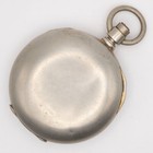 Unsigned 18-size Open-face Nickel Alloy Antique Pocket Watch Case