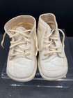 1950s Wee Walker White Leather High Top Baby Shoes Original Box And Paperwork