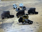 Vintage Semi Truck Lapel Pin Lot  4  Big Rig 18 Wheeler Cabover Conventional Nos