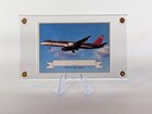Set Northwest Airlines Airplane Pilot Collector 1990 s Cards In Display Case Nwa