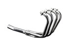 Suzuki Gs750 1977-1979 Delkevic Stainless Steel 4-1 Exhaust Headers Downpipes