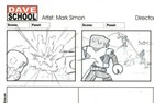 Mark Simon Hand Drawn Production Lego X-men Apocalypse Storyboard Page  ms
