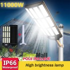 12000000lm Led Solar Street Light Security Flood Lamp Motion Sensor Outdoor Wall