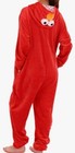 Nwt Adult Elmo Unisex Hooded One Piec Pajamas Size Small Quality By Beauty Shine