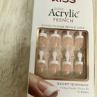 Kiss Salon Acrylic French Press-on Nails Real Short Glue Included Ksa11 Lot Of 2
