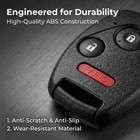For Honda Cr-v 2007 2008 2009 2010 2011 2012 Remote Key Fob Shell Case Cover 1pc